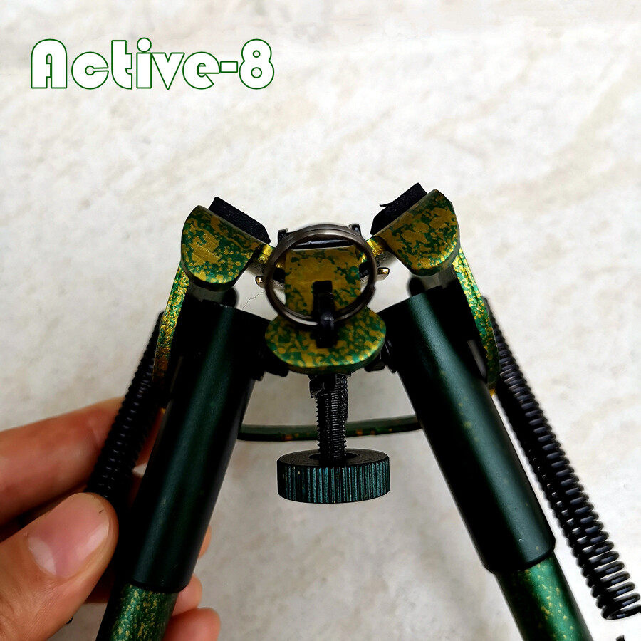 ACTIVE-8 6-9 Inches Rifle Bipod Adjustable Spring Return with Adapter