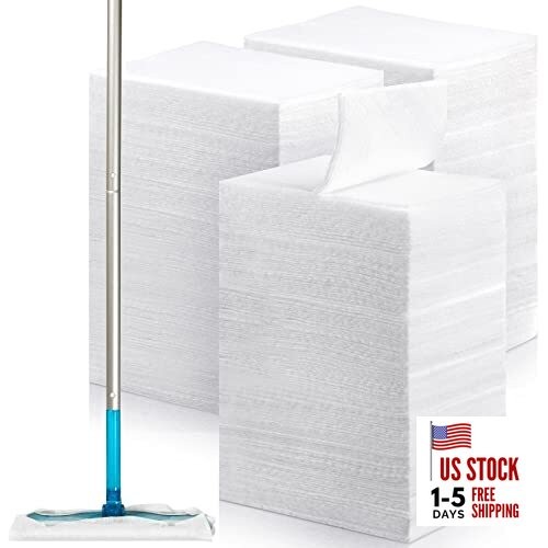 Count Dry Sweeping Cloths Dry Mop Refills Sweeper Dusting Cloths 900