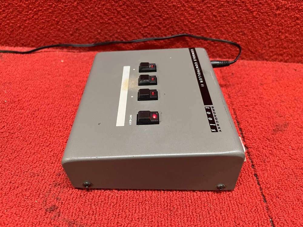 Used Gray Broadcast Tools Console Controller II Tested Works Good Condition
