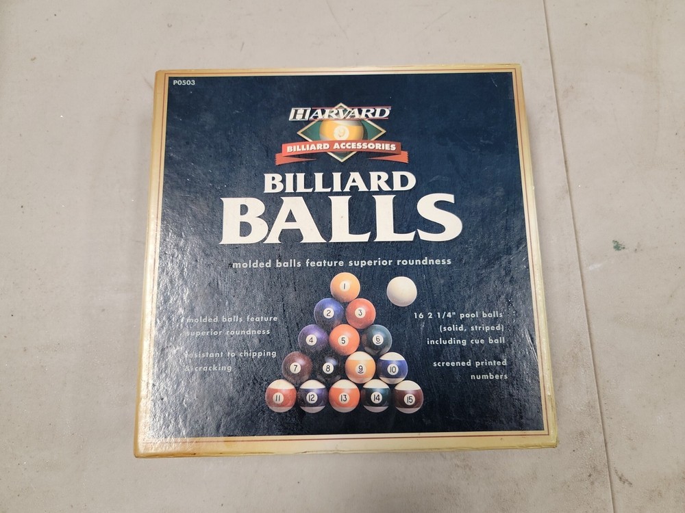 Harvard Premium Billiard Balls Pre-Owned