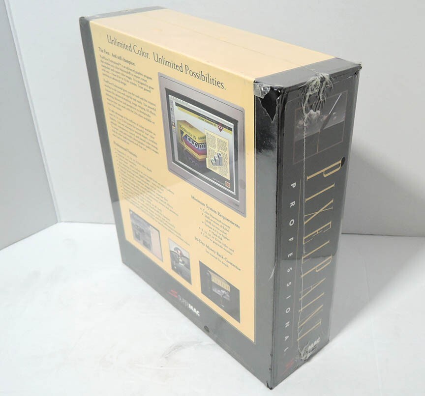NEW SEALED SUPERMAC PIXEL PAINT PROFESSIONAL GRAPHICS SOFTWARE FOR MAC