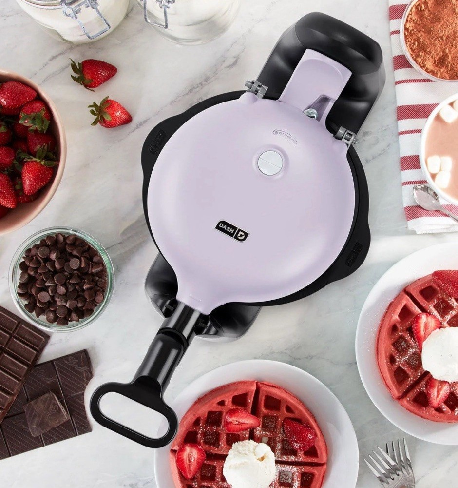Dash Ceramic Flip Belgian Waffle Maker – Nonstick, 1000W-Quality Waffles