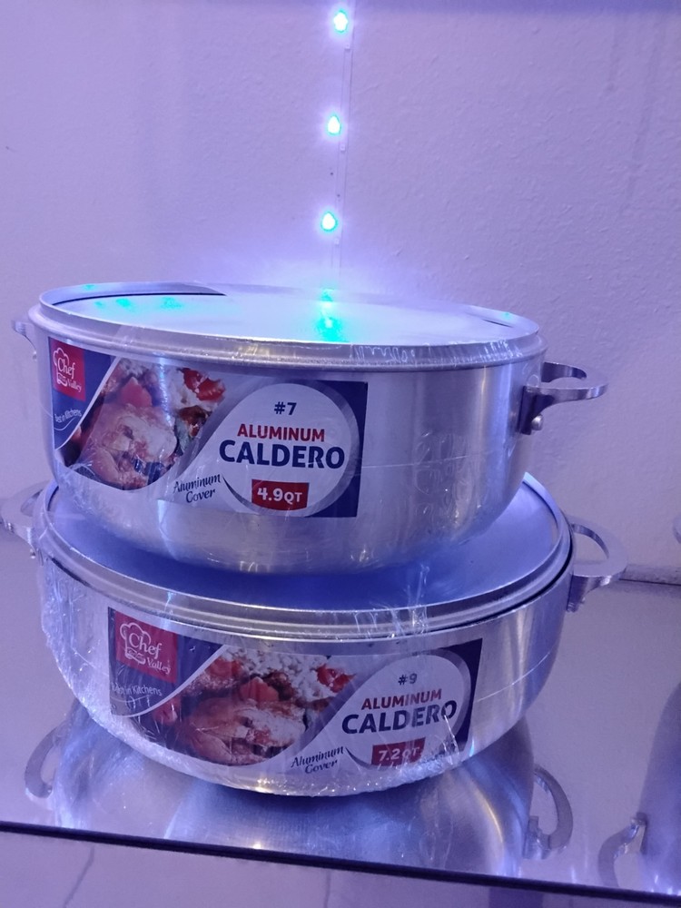6 PCS Aluminum Caldero Cook Set