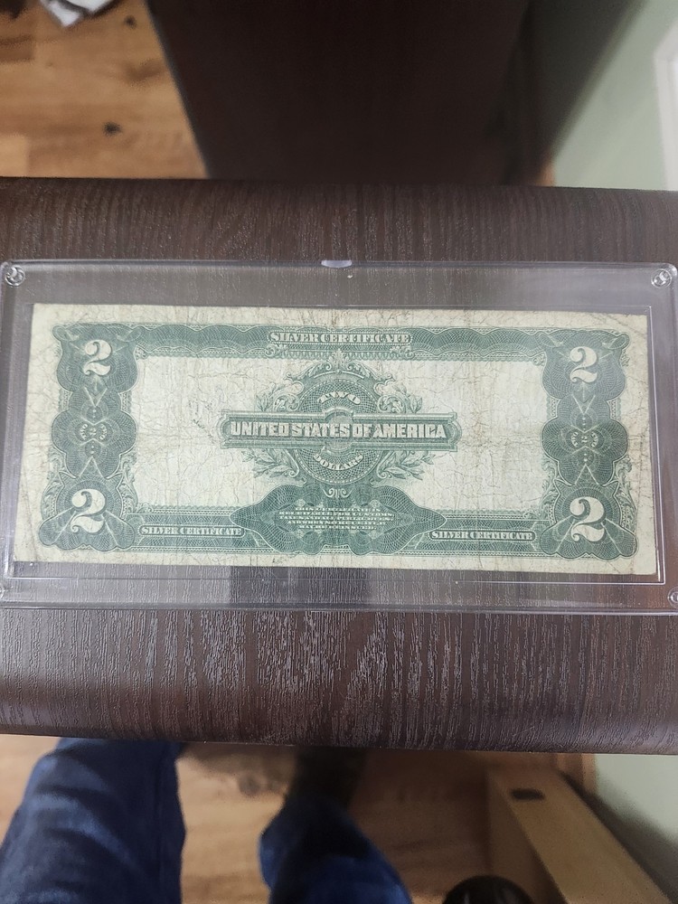 1899 2 Dollar Silver Certificate VGC