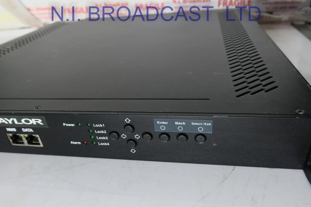 Taylor encoder modulator with 4x HDMI inputs, ASI in / out, RF in / out, mpeg4 e
