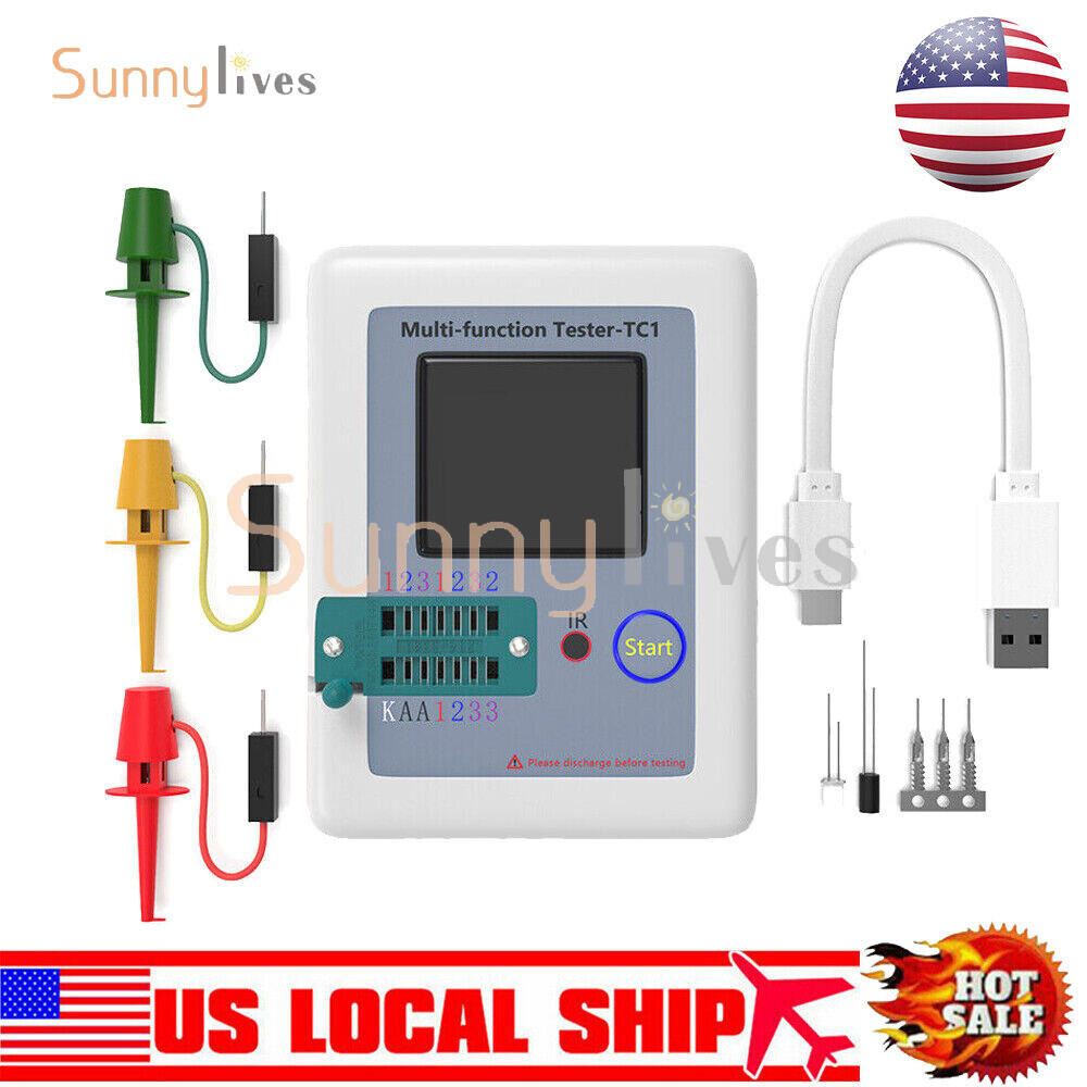 LCR-TC1 Transistor Tester TFT Diode Triode Capacitance Meter Capacitor Tester