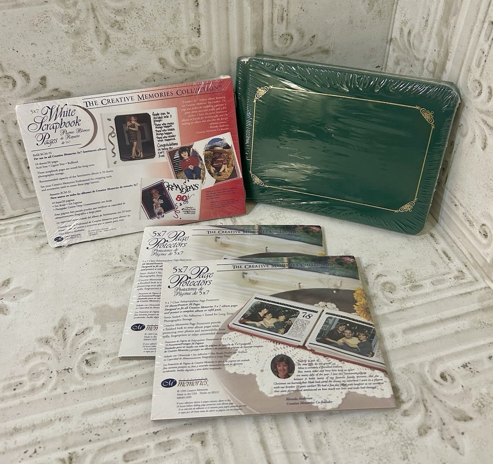NEW Creative Memories 5" x 7" Sentiments Lot