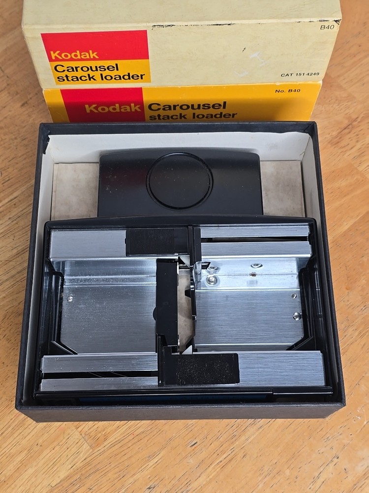 Kodak Carousel Stack Loader B40 Slide Projector Accessory w/ Original Box