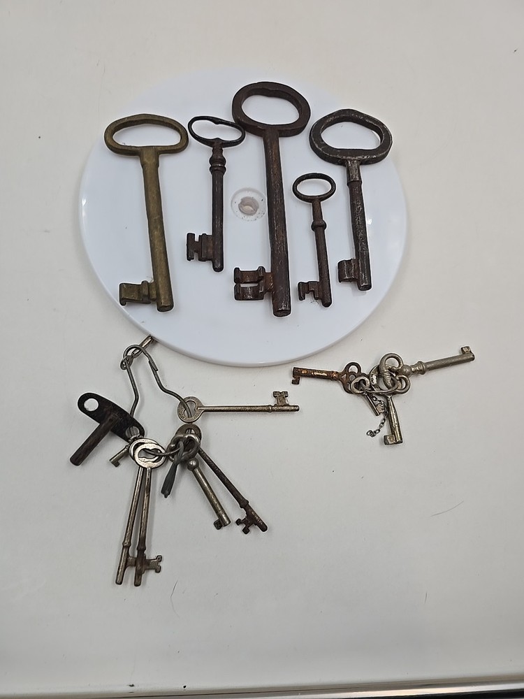 16 Skeleton Keys Various Styles And Sizes