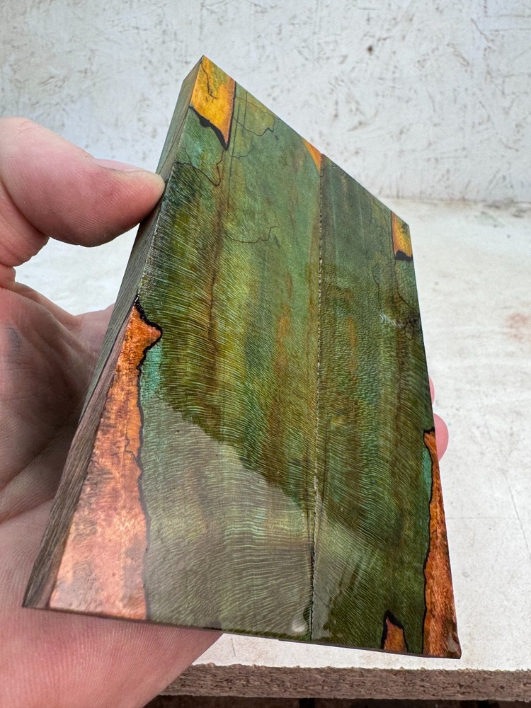 Stabilized Spalted Maple Knife Scales | SSM 202