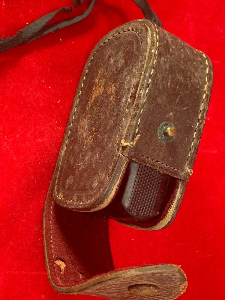 Vintage GE Exposure Meter Light Meter with Leather Case & Strap Model 8DW58Y4