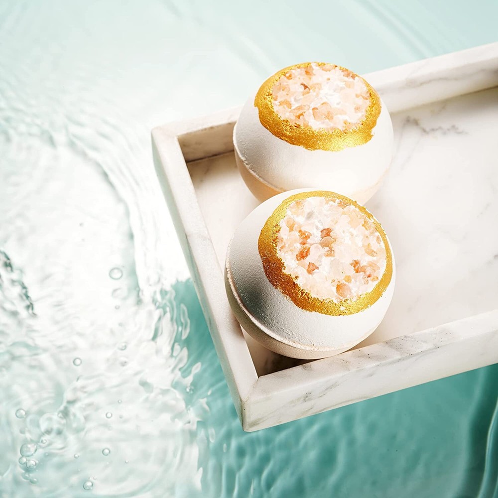 Dulce De Lece Bath Bomb, Extra Large Luxury Bath Bombs, Handmade Pampering Bomb