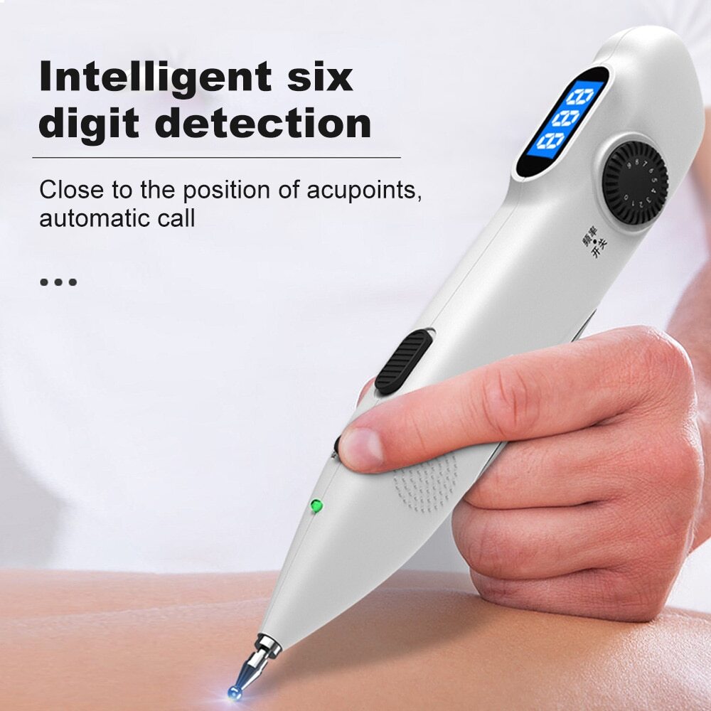 Acupuncture Pen Digital Display Electro Acupuncture Point Acupoint Massager Tool