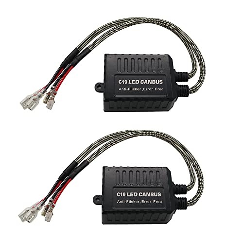 C19 LED Head Light Decoders, Warning Flicker Canceller For Car Headlights,