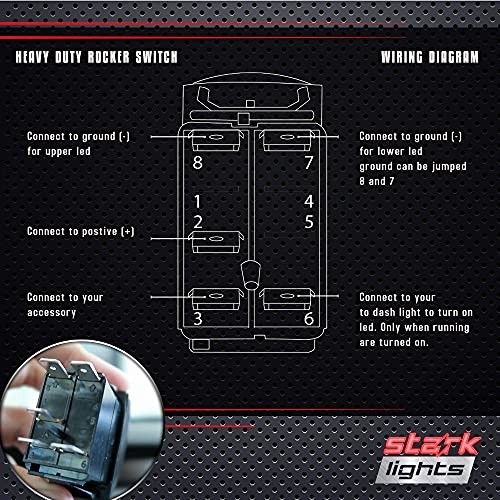 Beast Mode - - Laser Etched Toggle Switch 20A 12V - BEAST MODE Red/White