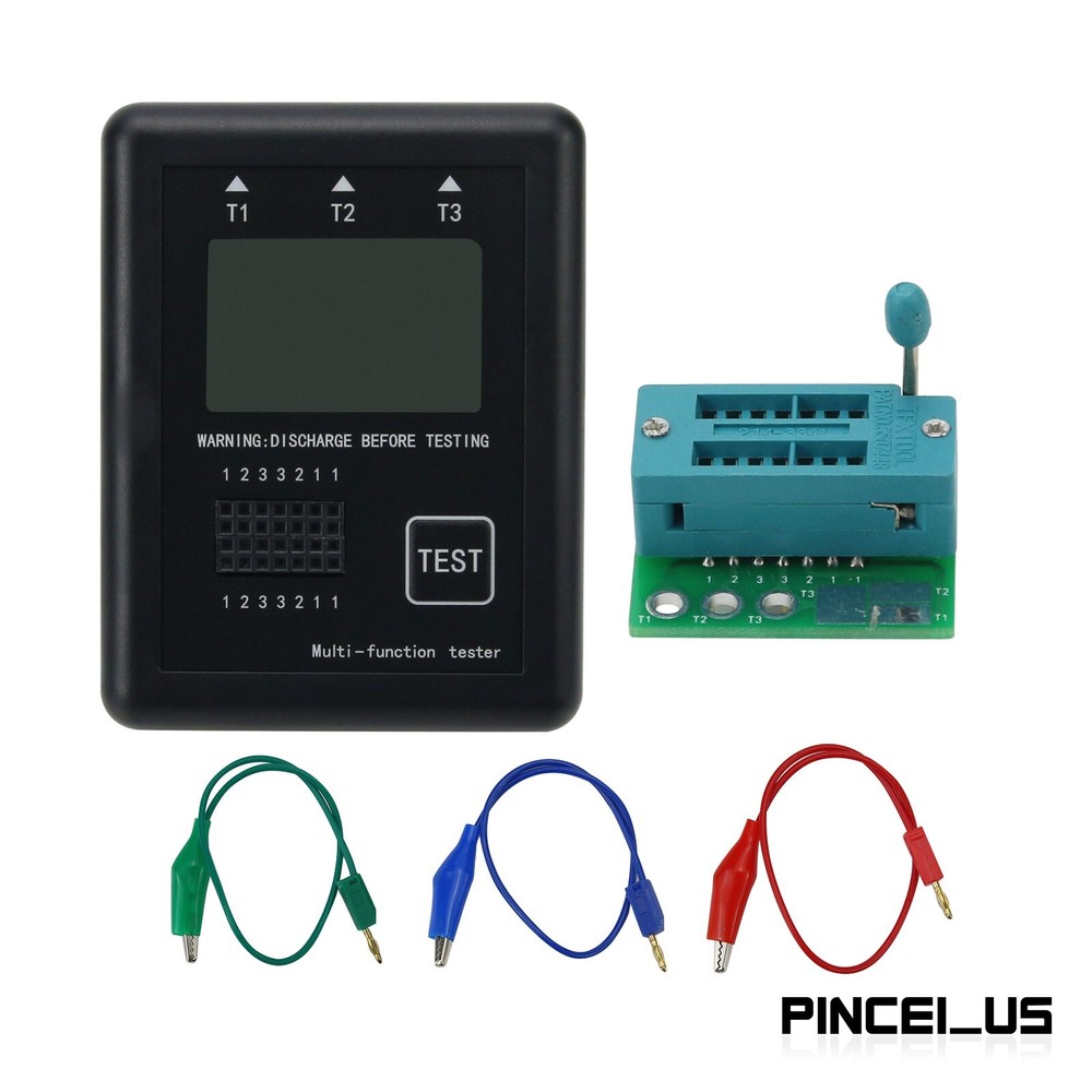 Graphic M8 Transistor Tester Diode Inductance Capacitance ESR Voltage Meter pe66
