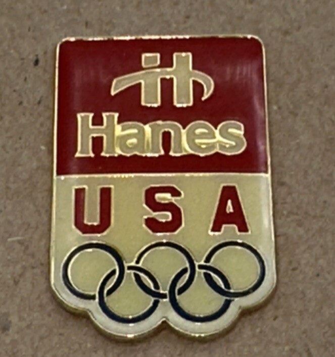 Hanes Sponsor USA Olympics Lapel Pin