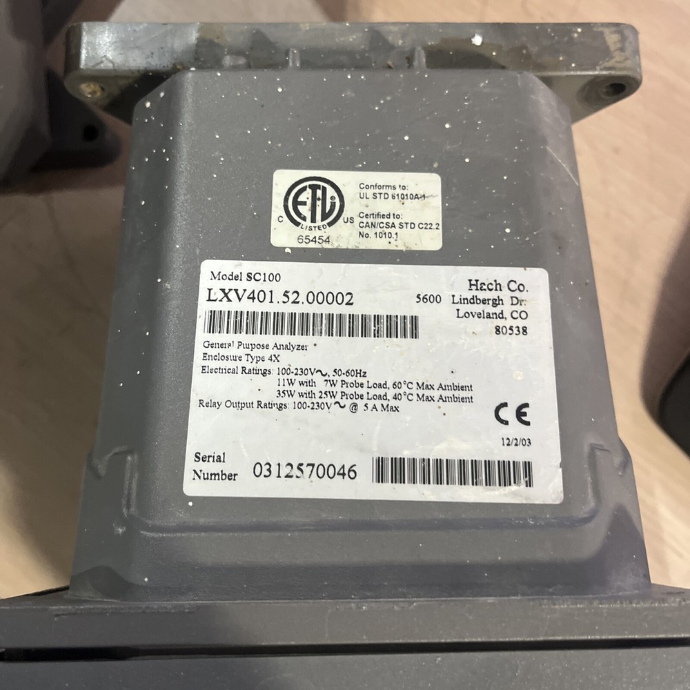 HACH SC100 GENERAL PURPOSE ANALYZER .