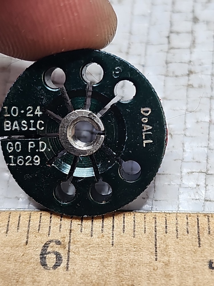 DOALL 10 - 24 BASIC ~ Thread Ring Gage ~GO ONLY GO PD .1629