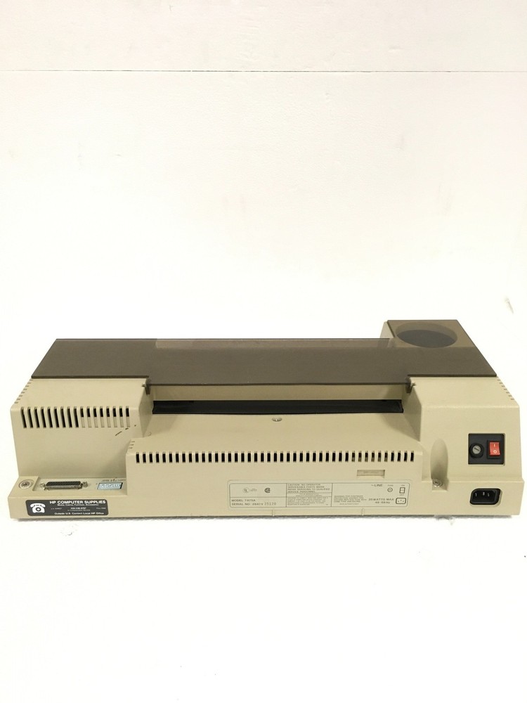 Hewlett-Packard HP 7475A Graphics Plotter Printer w/Power Cord, WORKS FREE SHIP