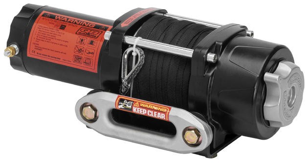 Quadboss 2500lb Winch with Synthetic Rope