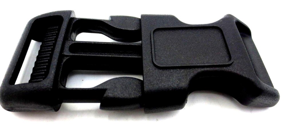 Buckle Clip-On For Strap, Durable Polyacetal, Fits 1", 25mm Wide Webbing Strap