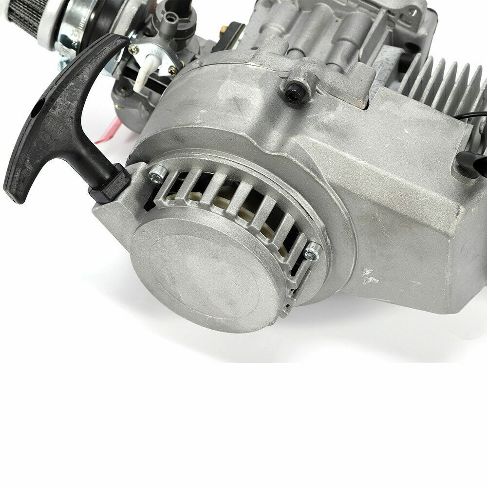 49CC Pull Start Engine Motor Mini Pocket Rocket PIT Quad Dirt Bike ATV 2 Stroke