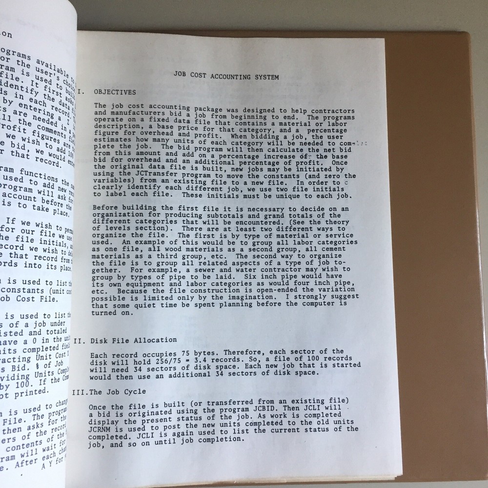 Vintage 1978 MAILMAN Microvisions Manual Binder w/Disk VHTF
