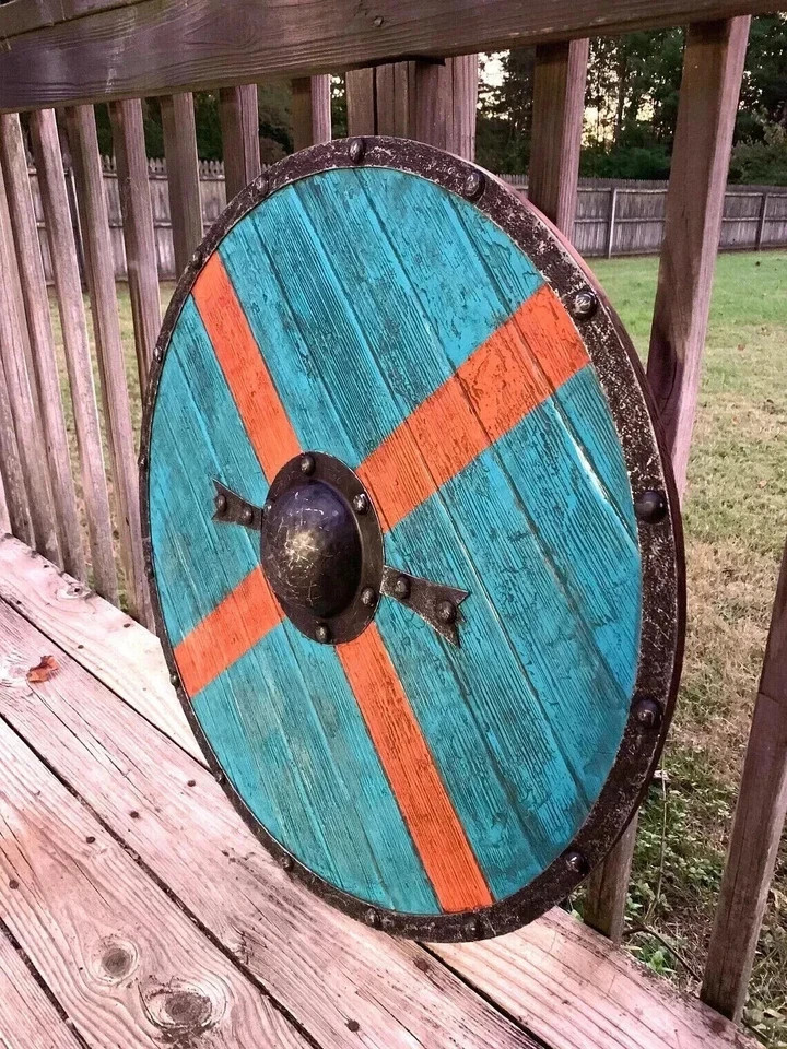 Authentic shield Rollo Battleworn Viking Shield Viking Shield 24''