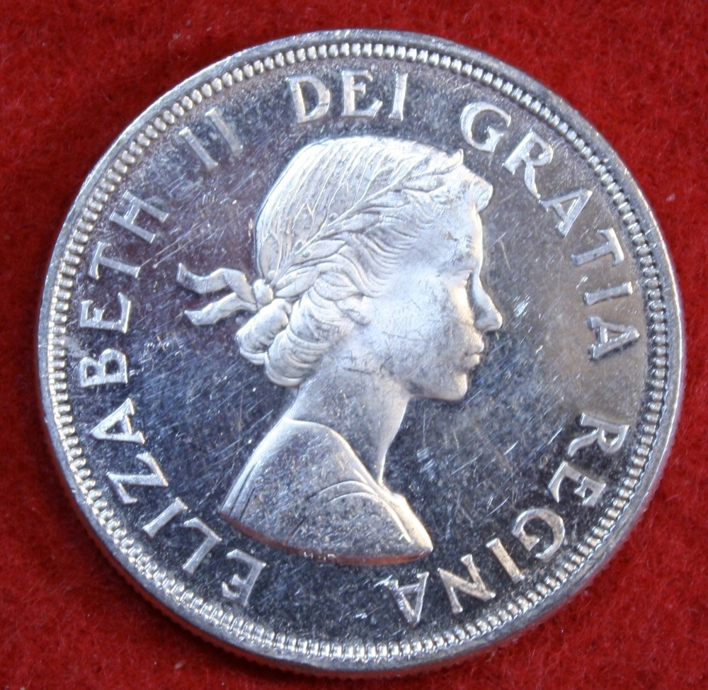 1964 Canada Dollar 80% Silver Coin CAD36