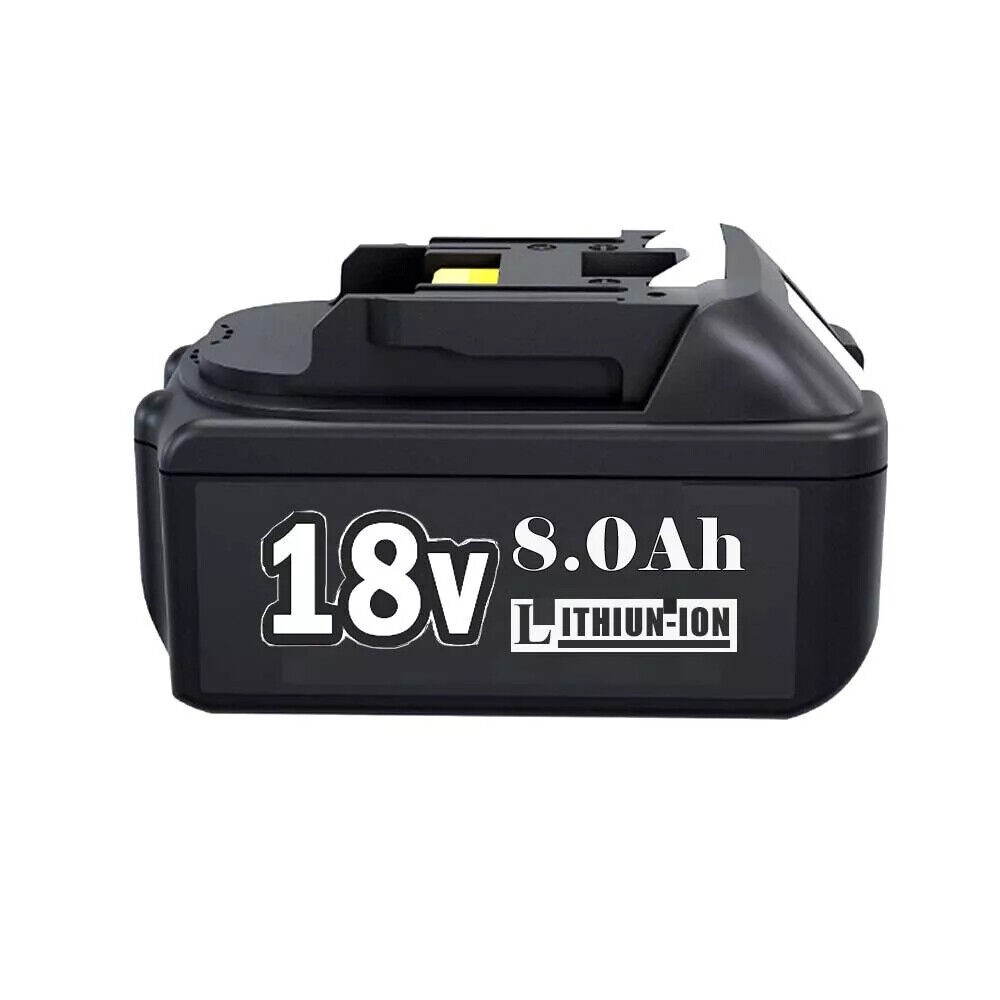 Pair 8Ah 18V-Replace For Makita LXT Lithium-Ion BL1860B Tool Battery Pack 18Volt
