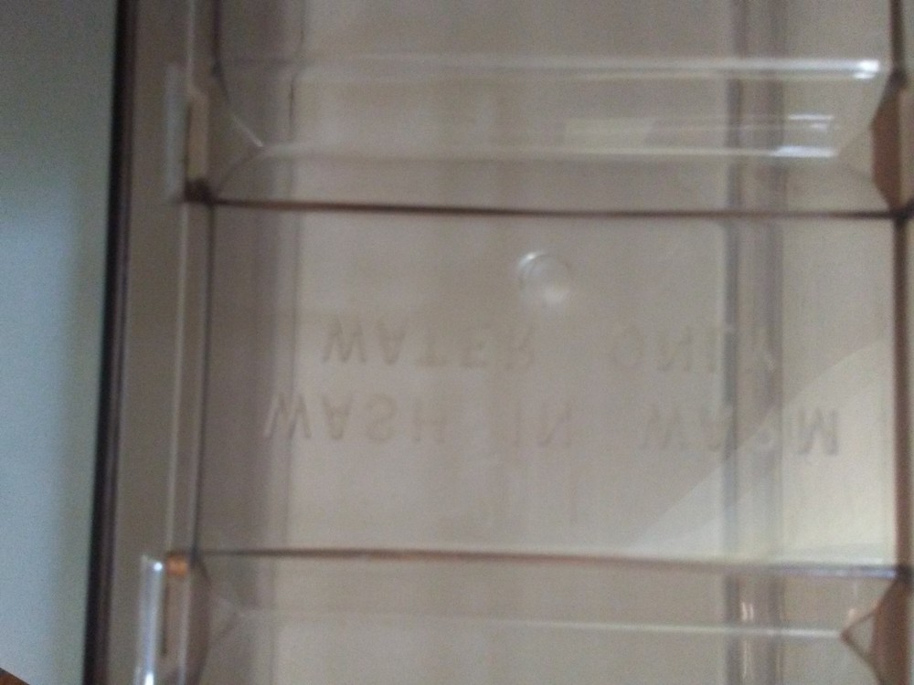 vintage Amber ice bin
