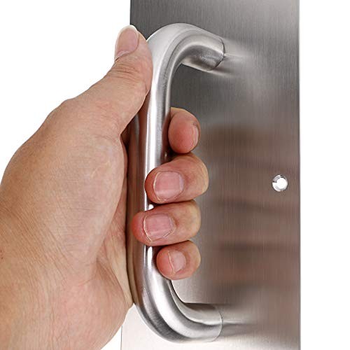 2 Set 12" Stainess Steel Door Handle Pull & Push Plate - Heavy Duty Silver