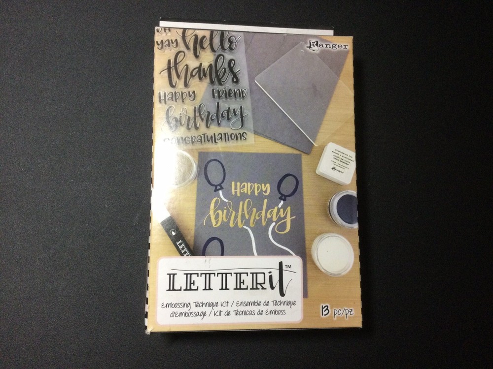 Ranger Letter It Embossing Technique Kit NIP