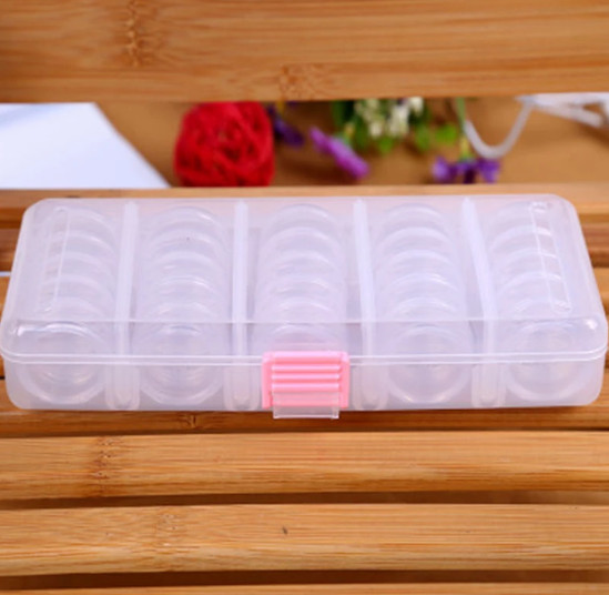 5 conjoined Transparent storage box Bottle combination set makeup cosmetic