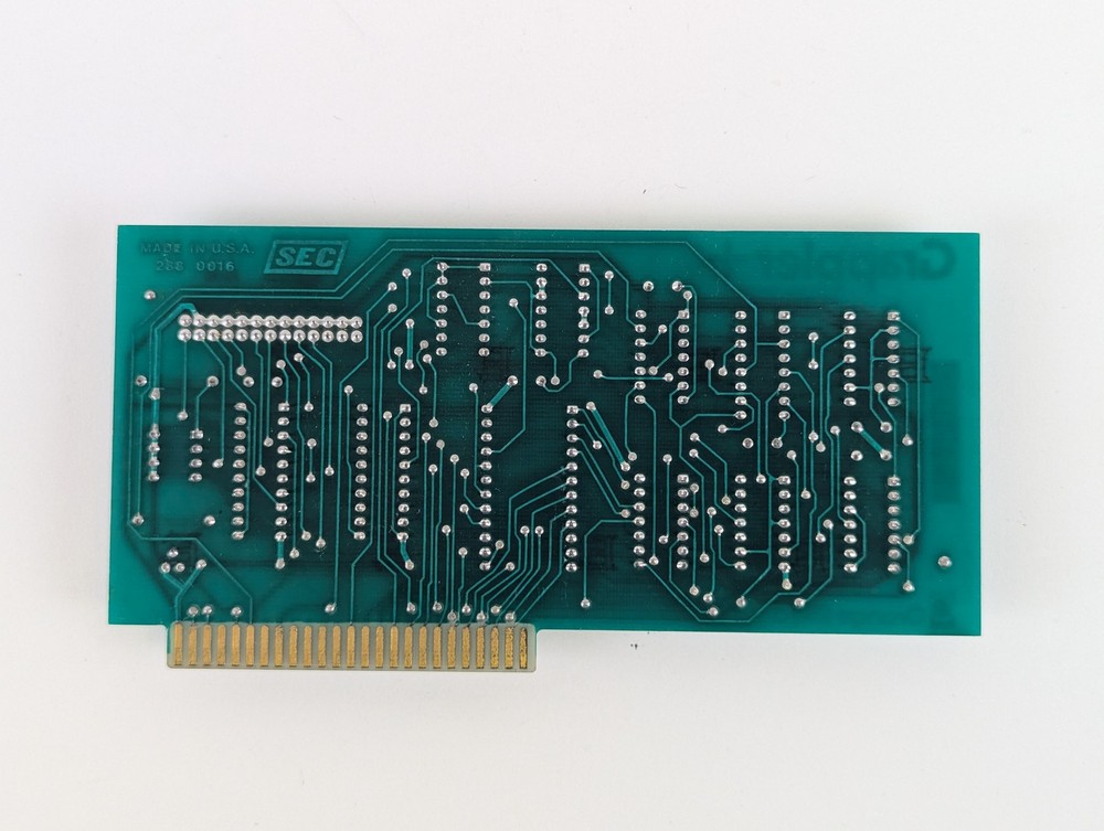 Vintage Orange Micro Grappler+ Printer Interface for Apple II - Removable ROM