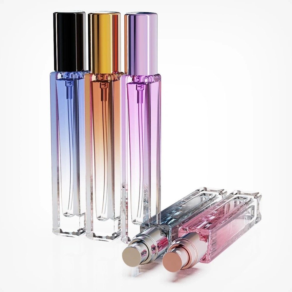 5PCS 10Ml Glass Refillable Travel Perfume Atomizer Bottles,Mini Empty Cologne Sp