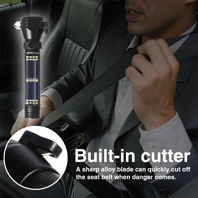 Driver Defender - Ultimate Auto Emergency Flashlight Tool & USB Power Bank