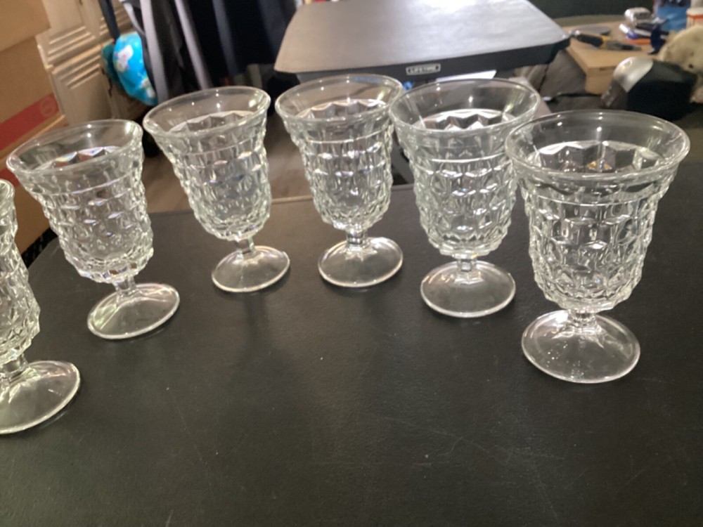 (7) assorted Steamed Drinking Glasses