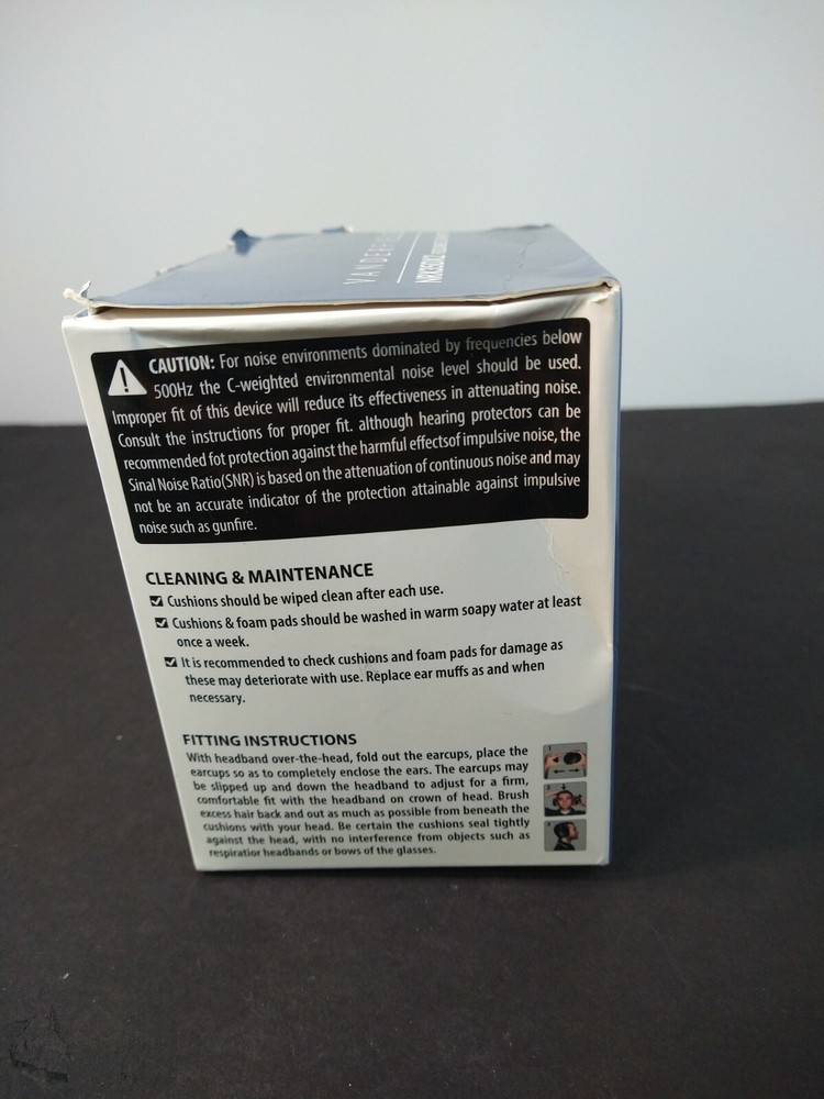 Vanderfields NRX35DX2 Foldable Earmuffs New