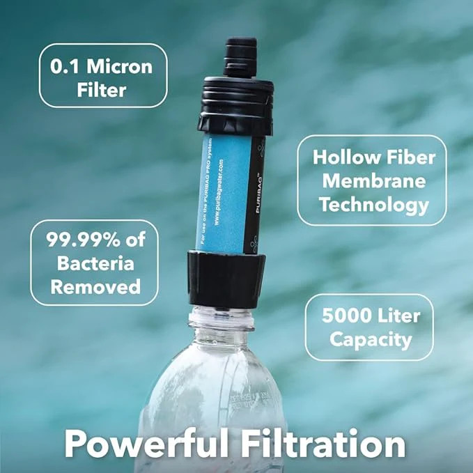 Puribag - Adventure Hydration Bladder 2L Water Purification System