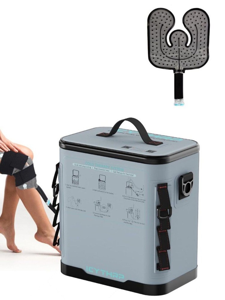 ICYTHRP Cold Therapy Machine with Programmable Timer, Portable Ice Machine Knee