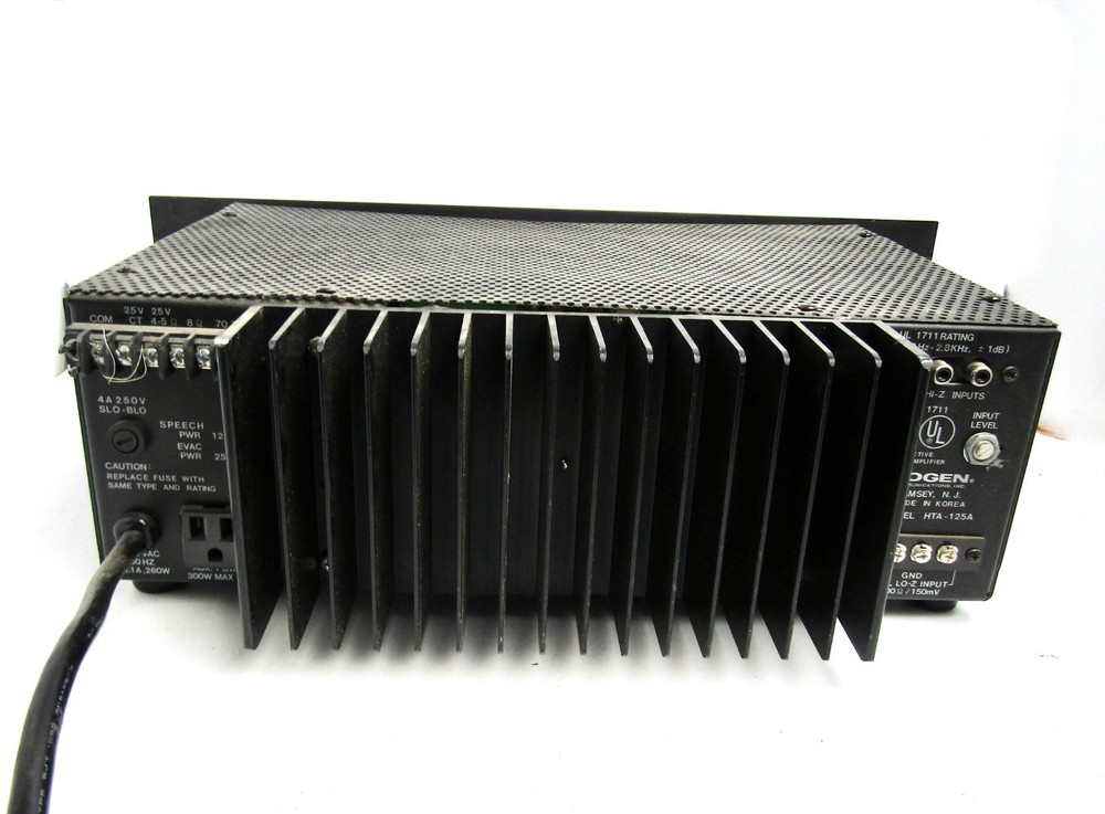 Bogen HTA-125A Power Amplifier 125W Rack Mountable - Used