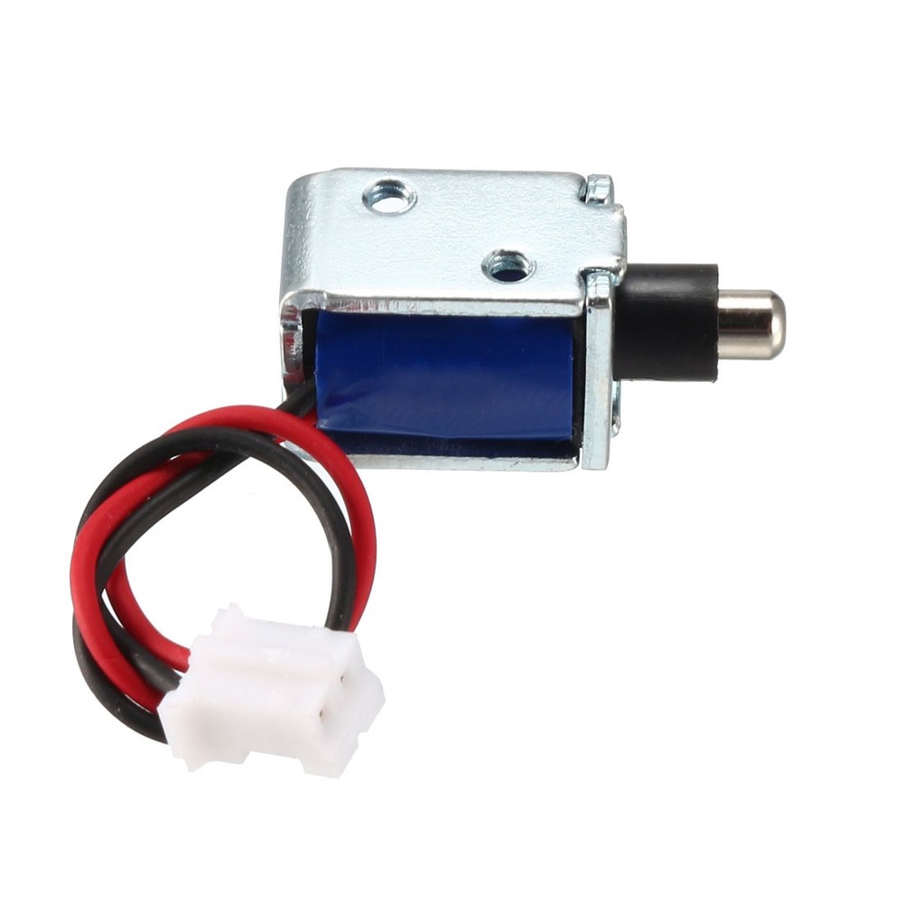 DC 12V 0.42A 3mm Mini Electromagnetic Solenoid Lock Push Pull Type for Door Lock