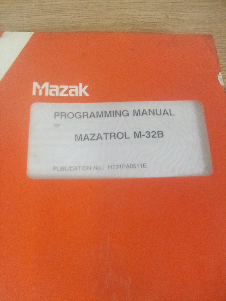 Mazak Programming Manual Mazatrol M-32B