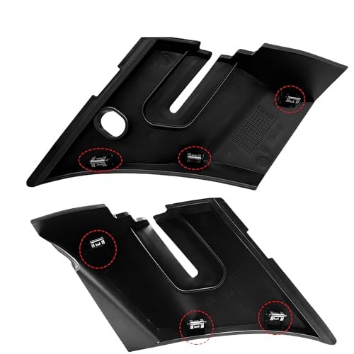 1 Pair Windshield Wiper Cowl End Panel Compatible with 2007–2013 GMC Sierra