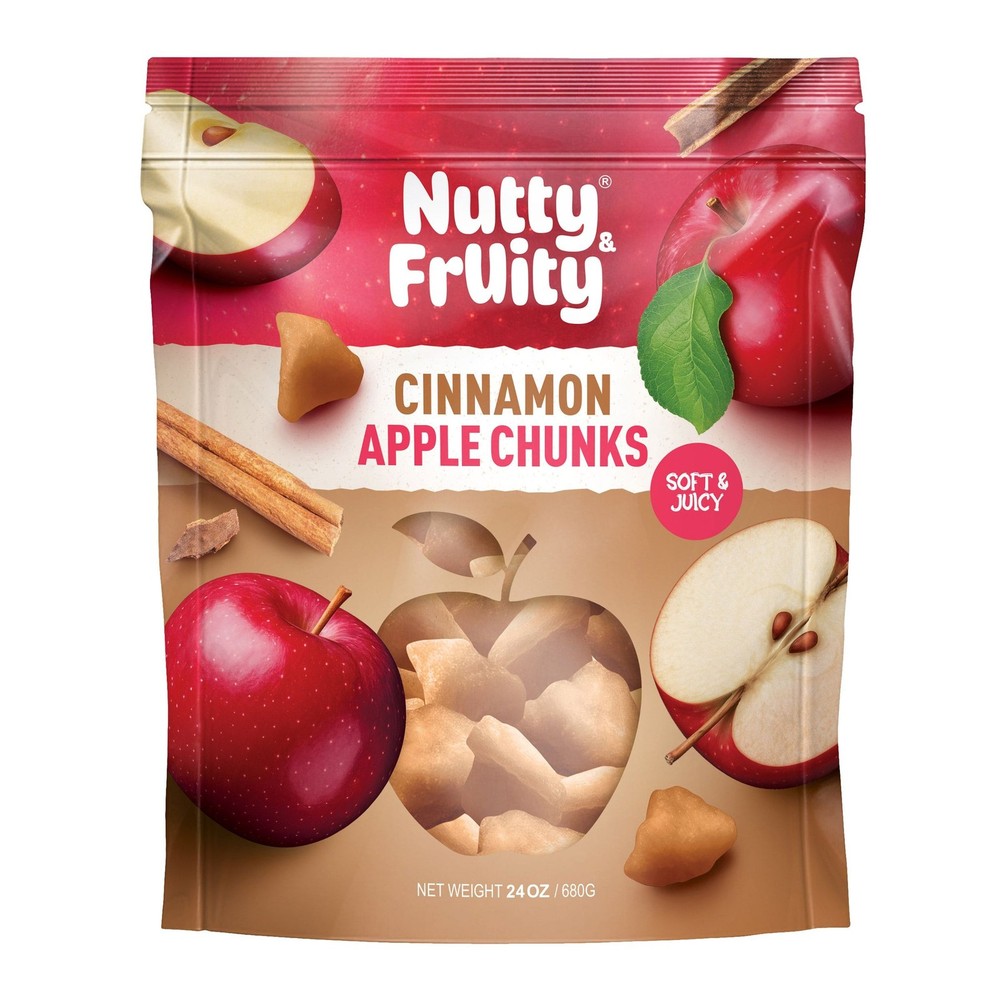 Nutty & Fruity Cinnamon Apple Chunks, 24 oz