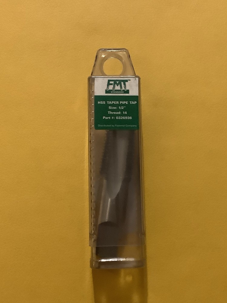 FMT 1/2” 14 Thread HSS Taper Pipe Tap