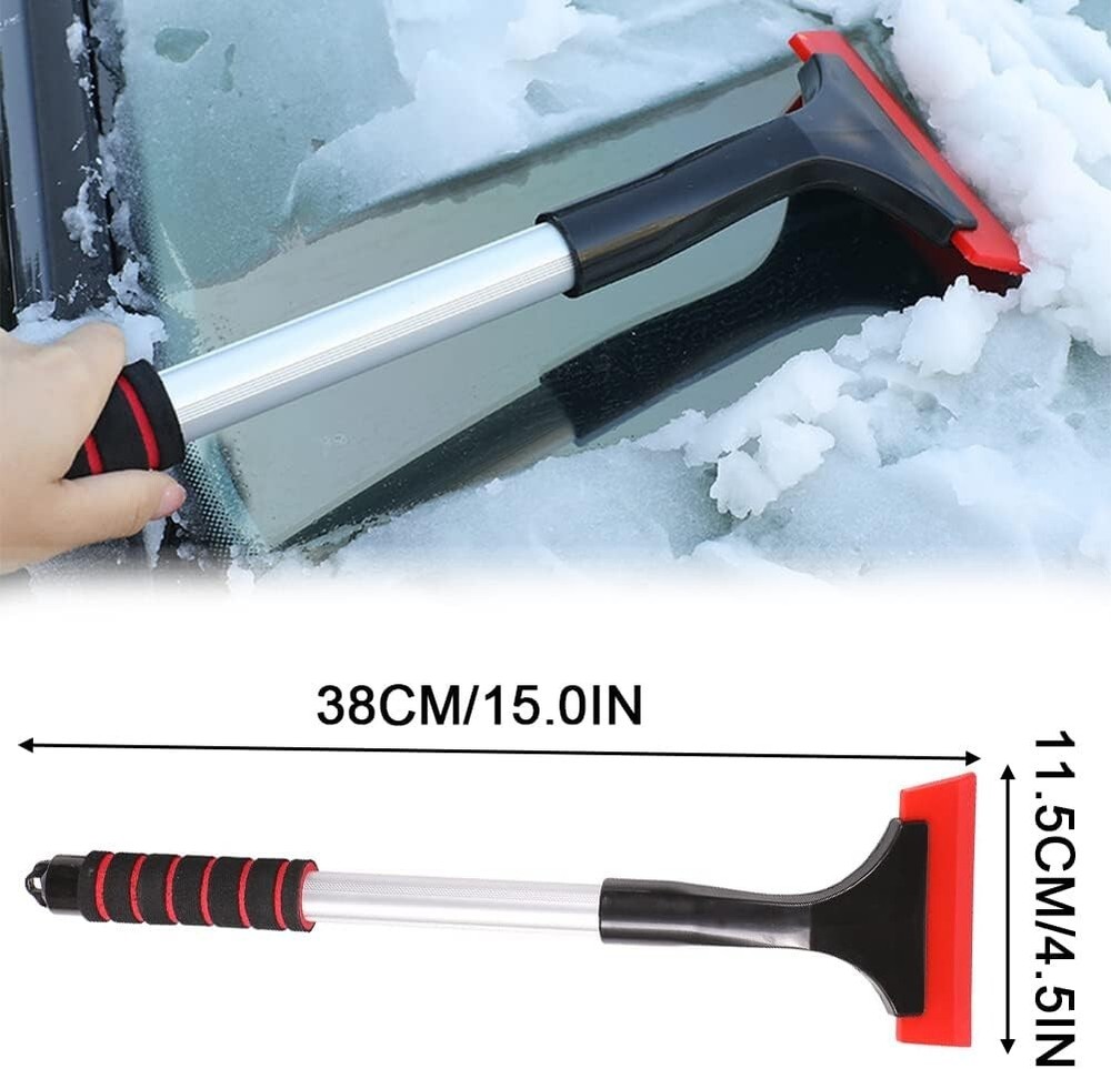 Ice Scraper for Cars Windshield Snow Frost Removal Non-Scratch Comfy Handle