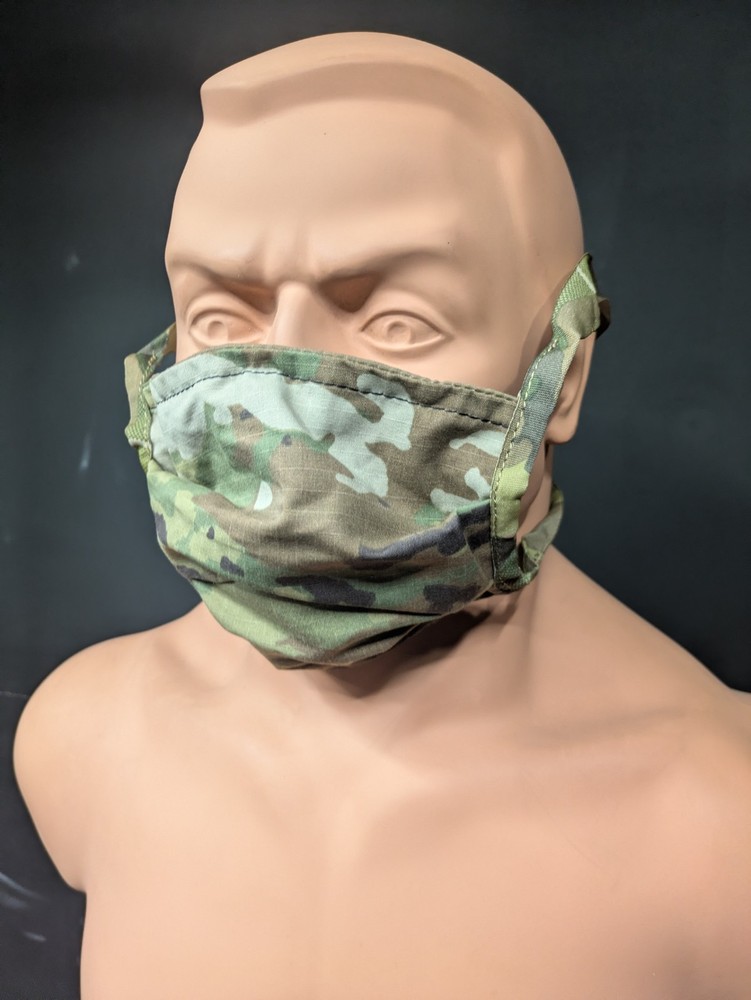 Multicam Face Mask Cover Barrier